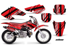 Dirt Bike Graphics Kit Decal Sticker Wrap For Honda XR70 2001-2003 INLINE RED BLACK-atv motorcycle utv parts accessories gear helmets jackets gloves pantsAll Terrain Depot