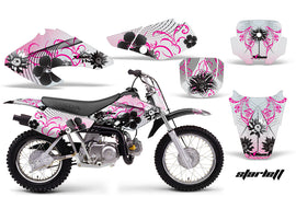 Dirt Bike Graphics Kit Decal Sticker Wrap For Honda XR70 2001-2003 LUNA PINK-atv motorcycle utv parts accessories gear helmets jackets gloves pantsAll Terrain Depot