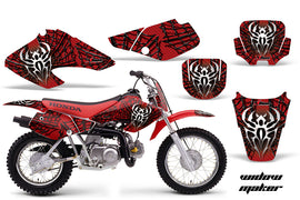 Dirt Bike Graphics Kit Decal Sticker Wrap For Honda XR70 2001-2003 WIDOW BLACK RED-atv motorcycle utv parts accessories gear helmets jackets gloves pantsAll Terrain Depot