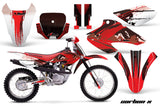 Dirt Bike Graphics Kit Decal Wrap For Honda XR80R XR100R 2001-2003 CARBONX RED