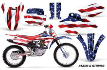 Load image into Gallery viewer, Dirt Bike Graphics Kit Decal Wrap For Honda XR80R XR100R 2001-2003 USA FLAG-atv motorcycle utv parts accessories gear helmets jackets gloves pantsAll Terrain Depot