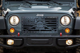 1 Piece Steel Grille for Jeep Wrangler 2007-2016 - LIBERTY