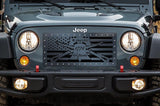 1 Piece Steel Grille for Jeep Wrangler 2007-2016 - LIBERTY