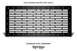 1 Piece Steel Grille for Jeep Wrangler 2007-2016 - BRICKS-atv motorcycle utv parts accessories gear helmets jackets gloves pantsAll Terrain Depot