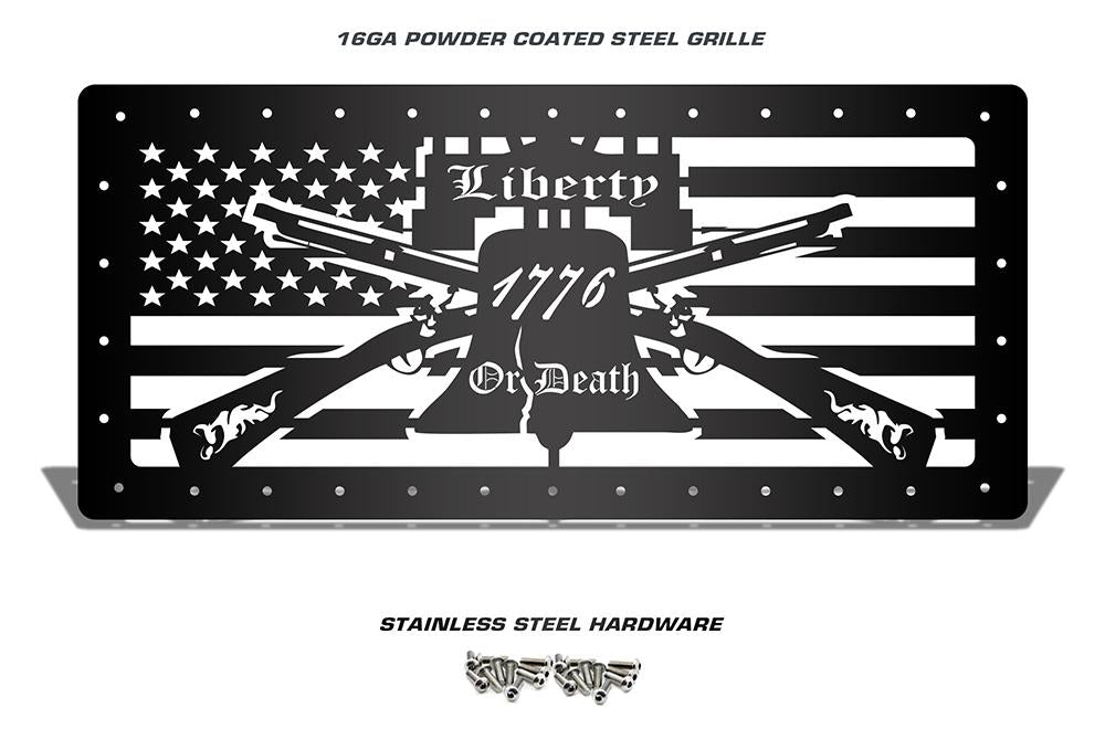 1 Piece Steel Grille for Jeep Wrangler 2007-2016 - LIBERTY-atv motorcycle utv parts accessories gear helmets jackets gloves pantsAll Terrain Depot