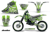 Graphics Kit Decal Sticker Wrap + # Plates For Kawasaki KX125 1983-1985 DEADEN GREEN
