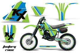 Graphics Kit Decal Sticker Wrap + # Plates For Kawasaki KX125 1983-1985 FACTORY-atv motorcycle utv parts accessories gear helmets jackets gloves pantsAll Terrain Depot
