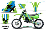 Dirt Bike Decal Graphic Kit Sticker Wrap For Kawasaki KX125 1983-1985 FACTORY
