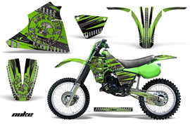 Dirt Bike Decal Graphic Kit Sticker Wrap For Kawasaki KX125 1983-1985 NUKE GREEN-atv motorcycle utv parts accessories gear helmets jackets gloves pantsAll Terrain Depot