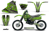 Graphics Kit Decal Sticker Wrap + # Plates For Kawasaki KX125 1983-1985 NUKE GREEN
