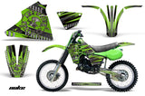 Dirt Bike Decal Graphic Kit Sticker Wrap For Kawasaki KX125 1983-1985 NUKE GREEN