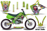 Dirt Bike Graphics Kit Decal Wrap For Kawasaki KX125 KX250 1990-1991 EDHLK GREEN