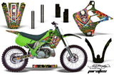 Dirt Bike Graphics Kit Decal Wrap For Kawasaki KX125 KX250 1990-1991 EDHP GREEN
