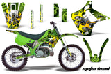 Dirt Bike Graphics Kit Decal Wrap For Kawasaki KX125 KX250 1990-1991 MOTORHEAD GREEN