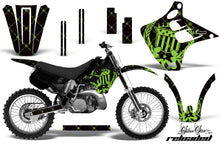 Load image into Gallery viewer, Dirt Bike Graphics Kit Decal Wrap For Kawasaki KX125 KX250 1990-1991 RELOADED GREEN BLACK-atv motorcycle utv parts accessories gear helmets jackets gloves pantsAll Terrain Depot