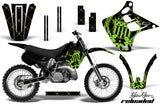 Dirt Bike Graphics Kit Decal Wrap For Kawasaki KX125 KX250 1990-1991 RELOADED GREEN BLACK