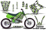 Dirt Bike Graphics Kit Decal Wrap For Kawasaki KX125 KX250 1990-1991 URBAN CAMO GREEN