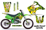 Dirt Bike Graphics Kit Decal Wrap For Kawasaki KX125 KX250 1992-1993 MOTO MANDY GREEN