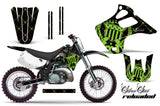Dirt Bike Graphics Kit Decal Wrap For Kawasaki KX125 KX250 1992-1993 RELOADED GREEN BLACK