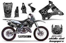 Load image into Gallery viewer, Graphics Kit Decal Wrap + # Plates For Kawasaki KX125 KX250 1994-1998 HISH SILVER-atv motorcycle utv parts accessories gear helmets jackets gloves pantsAll Terrain Depot
