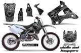 Dirt Bike Graphics Kit Decal Wrap For Kawasaki KX125 KX250 1994-1998 HISH SILVER