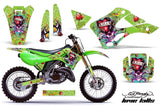 Dirt Bike Graphics Kit Decal Wrap For Kawasaki KX125 KX250 1999-2002 EDHLK GREEN