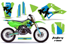 Dirt Bike Graphics Kit Decal Wrap For Kawasaki KX125 KX250 1999-2002 FACTORY-atv motorcycle utv parts accessories gear helmets jackets gloves pantsAll Terrain Depot