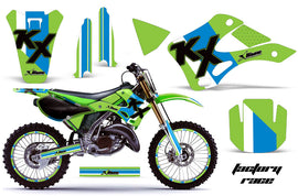 Graphics Kit Decal Wrap + # Plates For Kawasaki KX125 KX250 1999-2002 FACTORY-atv motorcycle utv parts accessories gear helmets jackets gloves pantsAll Terrain Depot