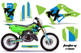 Dirt Bike Graphics Kit Decal Wrap For Kawasaki KX125 KX250 1999-2002 FACTORY