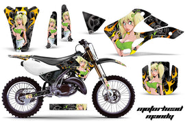 Dirt Bike Graphics Kit Decal Wrap For Kawasaki KX125 KX250 1999-2002 MOTO MANDY GREEN BLACK-atv motorcycle utv parts accessories gear helmets jackets gloves pantsAll Terrain Depot