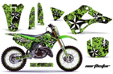 Load image into Gallery viewer, Graphics Kit Decal Wrap + # Plates For Kawasaki KX125 KX250 1999-2002 NORTHSTAR GREEN-atv motorcycle utv parts accessories gear helmets jackets gloves pantsAll Terrain Depot