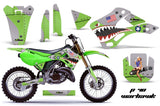 Dirt Bike Graphics Kit Decal Wrap For Kawasaki KX125 KX250 1999-2002 WARHAWK GREEN