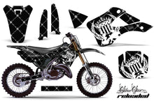 Load image into Gallery viewer, Graphics Kit Decal Wrap + # Plates For Kawasaki KX125 KX250 1999-2002 RELOADED WHITE BLACK-atv motorcycle utv parts accessories gear helmets jackets gloves pantsAll Terrain Depot
