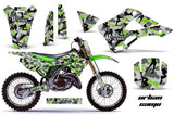 Graphics Kit Decal Wrap + # Plates For Kawasaki KX125 KX250 1999-2002 URBAN CAMO GREEN