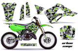 Dirt Bike Graphics Kit Decal Wrap For Kawasaki KX125 KX250 1999-2002 URBAN CAMO GREEN