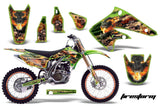 Graphics Kit Decal Sticker Wrap + # Plates For Kawasaki KX250F 2004-2005 FIRESTORM GREEN