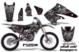 Graphics Kit Decal Sticker Wrap + # Plates For Kawasaki KX250F 2004-2005 HISH SILVER