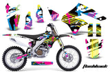 Dirt Bike Graphics Kit MX Decal Wrap For Kawasaki KX250F 2006-2008 FLASHBACK