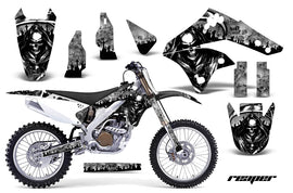 Dirt Bike Graphics Kit MX Decal Wrap For Kawasaki KX250F 2006-2008 REAPER SILVER-atv motorcycle utv parts accessories gear helmets jackets gloves pantsAll Terrain Depot