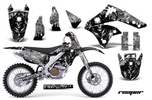 Load image into Gallery viewer, Graphics Kit Decal Sticker Wrap + # Plates For Kawasaki KX250F 2006-2008 REAPER SILVER-atv motorcycle utv parts accessories gear helmets jackets gloves pantsAll Terrain Depot