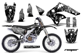 Graphics Kit Decal Sticker Wrap + # Plates For Kawasaki KX250F 2006-2008 REAPER SILVER-atv motorcycle utv parts accessories gear helmets jackets gloves pantsAll Terrain Depot