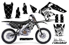 Load image into Gallery viewer, Graphics Kit Decal Sticker Wrap + # Plates For Kawasaki KX250F 2006-2008 RELOADED WHITE BLACK-atv motorcycle utv parts accessories gear helmets jackets gloves pantsAll Terrain Depot