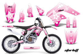 Dirt Bike Graphics Kit MX Decal Wrap For Kawasaki KX250F 2006-2008 STARLETT PINK-atv motorcycle utv parts accessories gear helmets jackets gloves pantsAll Terrain Depot