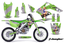 Load image into Gallery viewer, Graphics Kit Decal Sticker Wrap + # Plates For Kawasaki KX250F 2006-2008 TBOMBER GREEN-atv motorcycle utv parts accessories gear helmets jackets gloves pantsAll Terrain Depot