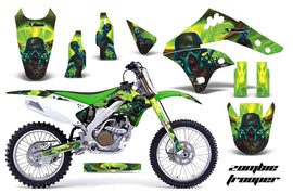 Dirt Bike Graphics Kit MX Decal Wrap For Kawasaki KX250F 2006-2008 ZOMBIE GREEN-atv motorcycle utv parts accessories gear helmets jackets gloves pantsAll Terrain Depot