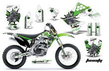 Load image into Gallery viewer, Dirt Bike Graphics Kit Decal Sticker Wrap For Kawasaki KX250F 2009-2012 TOXIC GREEN WHITE-atv motorcycle utv parts accessories gear helmets jackets gloves pantsAll Terrain Depot