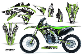 Dirt Bike Graphics Kit Decal Sticker Wrap For Kawasaki KXF250 2013-2016 EXPO GREEN-atv motorcycle utv parts accessories gear helmets jackets gloves pantsAll Terrain Depot