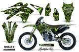 Dirt Bike Graphics Kit Decal Sticker Wrap For Kawasaki KXF250 2013-2016 HISH SILVER