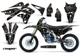 Graphics Kit Decal Sticker Wrap + # Plates For Kawasaki KXF250 2013-2016 REAPER BLACK
