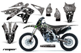 Dirt Bike Graphics Kit Decal Sticker Wrap For Kawasaki KXF250 2013-2016 REAPER SILVER